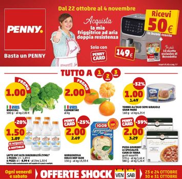 Volantino PENNY - PENNY valido dal 22/10 al 04/11 - pagina 1