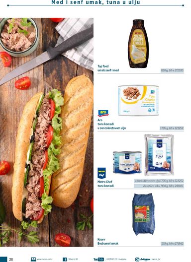 Katalog Metro - Metro - Poslovna rješenja - Sendvič vrijedi od 04.03. do 31.12. - stranica 28