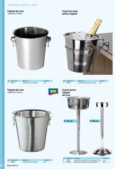 Catalogul Metro - Metro - Echipamente Profesionale pentru HoReCa de la 01.01. până la 31.12. - pagina 220