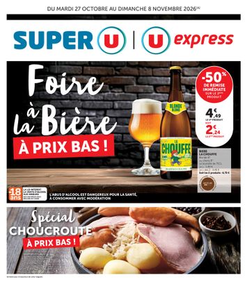 Catalogue Super U - Super U - Express valable dès le 27/10 au 08/11 - page 1