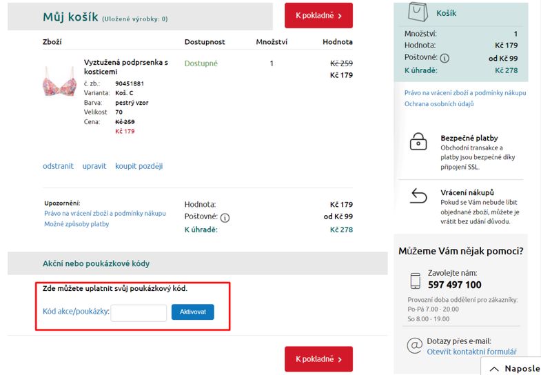 Bonprix slevový kód