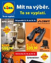 Lidl - Spotřební zboží platný od pondělí 12.10.2026