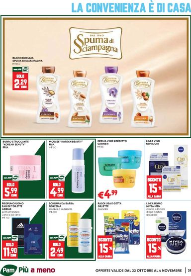 Volantino Pam - Pam - Occasioni Extra valido dal 22/10 al 04/11 - pagina 31