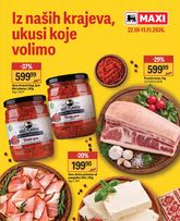 Maxi - Iz naših krajeva ukusi koje volimo važi od četvrtka 22.10.2026