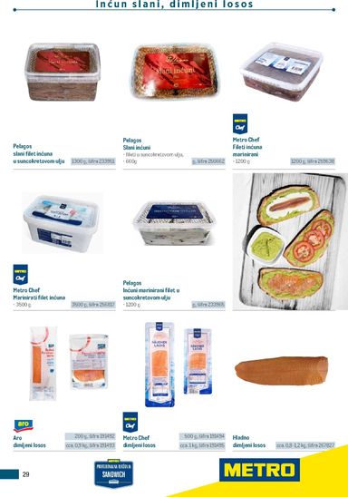 Katalog Metro - Metro - Poslovna rješenja - Sendvič vrijedi od 04.03. do 31.12. - stranica 29
