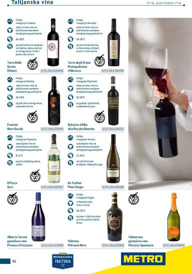 Katalog Metro - Metro - Poslovna rješenja - Trattoria vrijedi od 04.03. do 31.12. - stranica 85