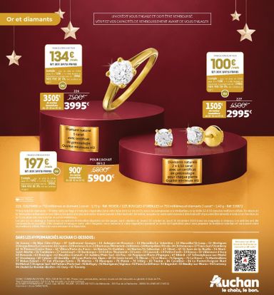 Catalogue Auchan - Auchan - Bijoux pour les fêtes valable dès le 20/10 au 31/12 - page 28