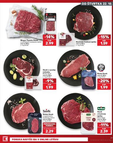 Leták Kaufland - Kaufland od 22.10. do 28.10. - strana 21