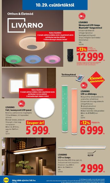 Akciós újság Lidl - Lidl - Nonfood érvényes 10.29.-tól 11.04.-ig - 6 oldal