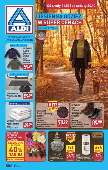 Gazetka ALDI - ALDI - Artykuły przemysłowe i tekstylia od 21.10. do 24.10. - strona 1