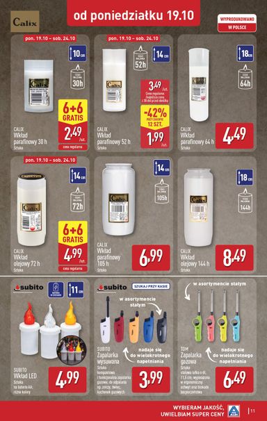 Gazetka ALDI - ALDI - Znicze i stroiki od 19.10. do 24.10. - strona 11