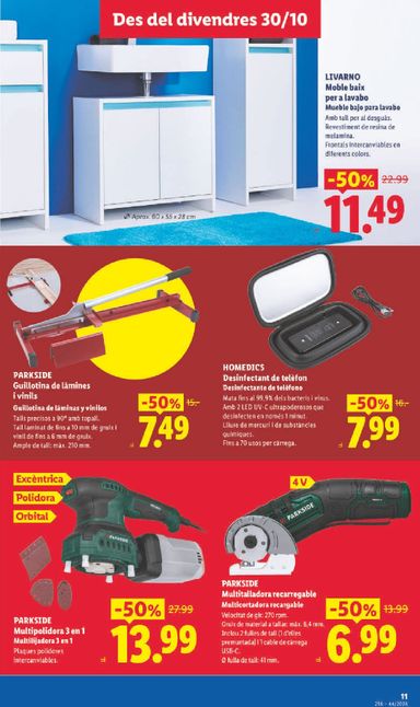 Folleto Lidl - Lidl - Barcelona del 30/10 al 07/11 - página 11