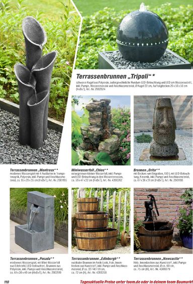 Prospekt toom - Toom - Gartenpflege & Teich gültig ab 01.03. bis 31.12. - seite 110