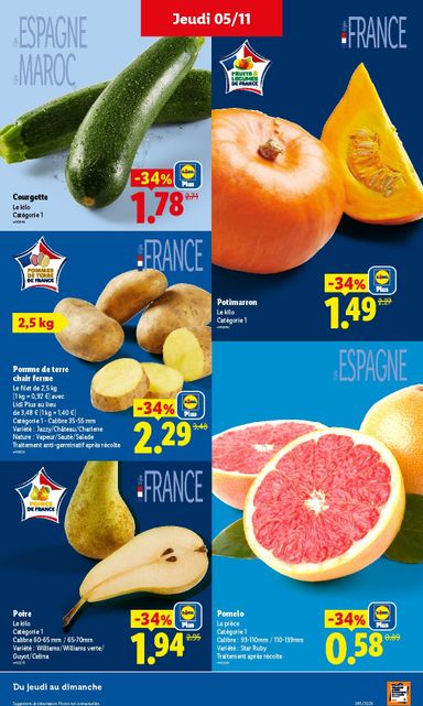 Catalogue Lidl - Lidl valable dès le 05/11 au 11/11 - page 3
