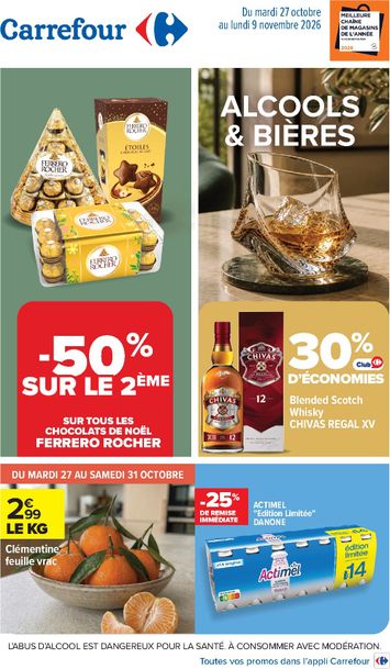 Catalogue Carrefour - Carrefour valable dès le 27/10 au 09/11 - page 1