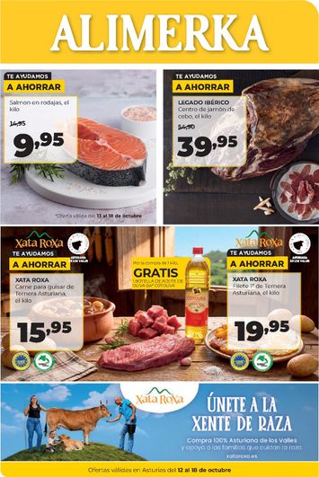 Folleto Alimerka - Alimerka del 12/10 al 18/10 - página 1