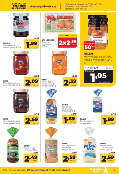 Folleto Alimerka - Alimerka - Asturias del 22/10 al 18/11 - página 11