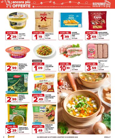 Volantino Iperal - Iperal - Ancora più offerte valido dal 28/10 al 10/11 - pagina 6