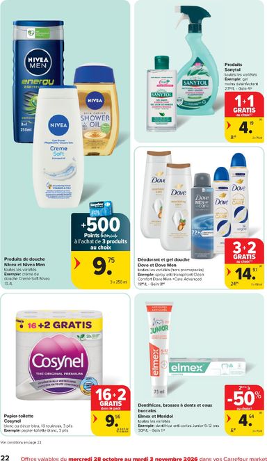 Folder Carrefour Market - Carrefour Market van 28/10 tot 03/11 - side 22