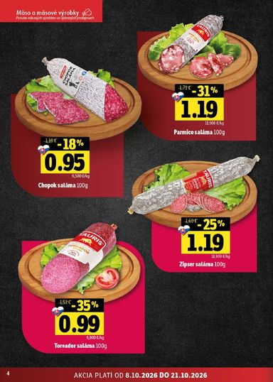 Leták FRESH - Fresh - Stredné a západné Slovensko od 08.10. do 21.10. - strana 4