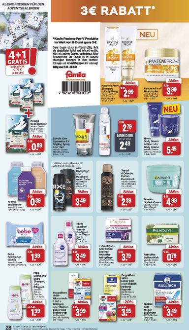 Prospekt Famila Nordwest - Famila Nordwest gültig ab 19.10. bis 24.10. - seite 28
