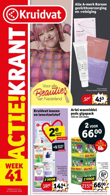 Folder Kruidvat - Kruidvat van 06-10 tot 18-10 - side 1