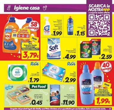 Volantino Super Conveniente - Super Conveniente - Avola/Caltanissetta/ Sancataldo/Barcellona/Milazzo/ Villafranca valido dal 13/10 al 22/10 - pagina 21
