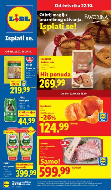 Katalog Lidl - Lidl od 22.10 do 28.10 - strana 1