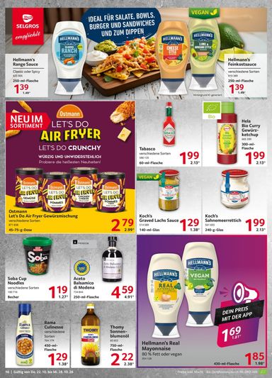 Prospekt Selgros - Selgros - Food gültig ab 22.10. bis 28.10. - seite 16