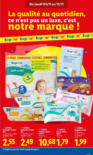 Catalogue Lidl - Lidl valable dès le 05/11 au 11/11 - page 11