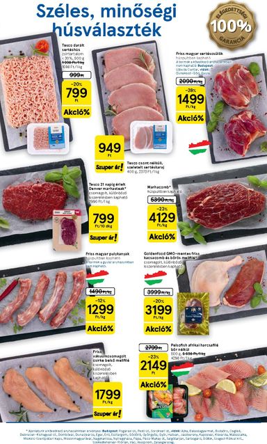Akciós újság Tesco - Tesco érvényes 10.21.-tól 10.28.-ig - 3 oldal
