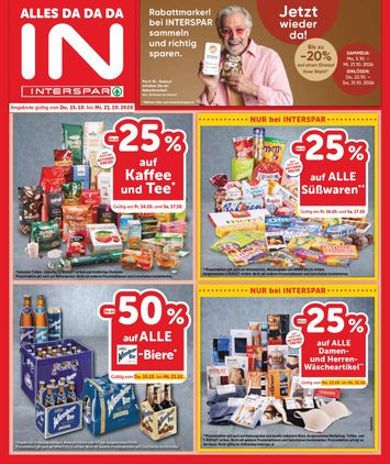 INTERSPAR-Flugblatt - INTERSPAR gültig ab 15.10. bis 21.10. - seite 1