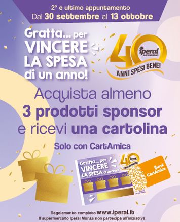 Volantino Iperal - Iperal - CartAmica valido dal 30/09 al 13/10 - pagina 1
