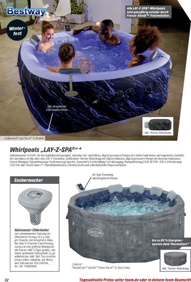 Prospekt toom - Toom - Pool, Sauna & Klima gültig ab 01.03. bis 31.12. - seite 32