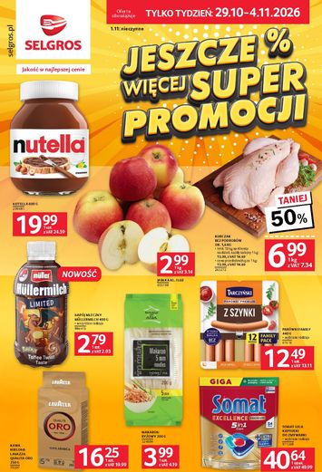 Gazetka Selgros - Selgros cash&carry - Jeszcze więcej super promocji! od 29.10. do 04.11. - strona 1