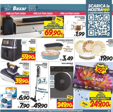 Volantino Super Conveniente - Super Conveniente - Caltanissetta, San Cataldo, Avola, Lascari, Milazzo, Barcellona Pozzo di Gotto valido dal 23/10 al 02/11 - pagina 23