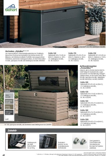 Prospekt toom - Toom - Gartenhäuser & Carports gültig ab 01.03. bis 31.12. - seite 40