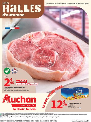 Folder Auchan - Auchan Supermarché van 29/09 tot 10/10 - side 1