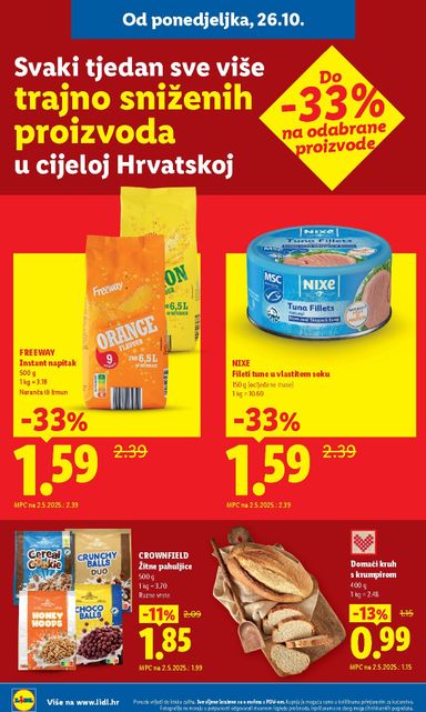 Katalog Lidl - Lidl - Svaki tjedan trajno snižene cijene vrijedi od 05.10. do 31.10. - stranica 2