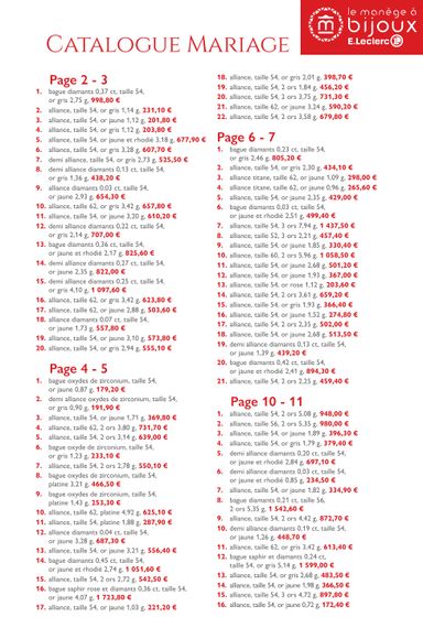 Catalogue E.Leclerc - E.Leclerc - Mariage valable dès le 20/01 au 31/12 - page 17