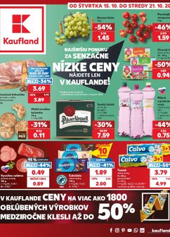 Kaufland leták platný od štvrtka 15.10.