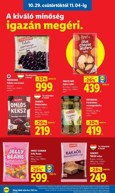Akciós újság Lidl - Lidl érvényes 10.29.-tól 11.04.-ig - 12 oldal