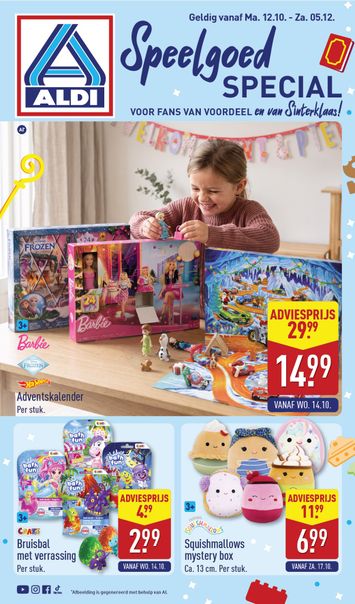 Folder ALDI - ALDI - Speelgoedspecial van 12-10 tot 05-12 - side 1