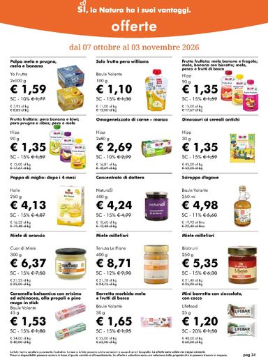 Volantino NaturaSì - NaturaSì valido dal 07/10 al 03/11 - pagina 24