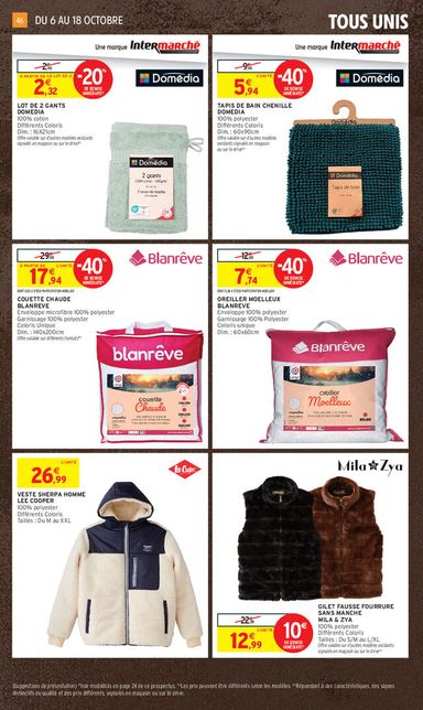 Catalogue Intermarché - Intermarché valable dès le 06/10 au 18/10 - page 46