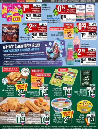 Leták COOP Jednota - COOP Jednota od 22.10. do 28.10. - strana 26