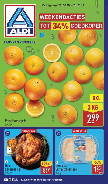 Folder ALDI - ALDI - Weekend van 30-10 tot 01-11 - side 1