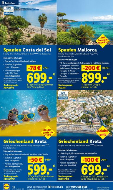 Prospekt Lidl - Lidl - Reise-Highlights gültig ab 14.10. bis 15.11. - seite 10