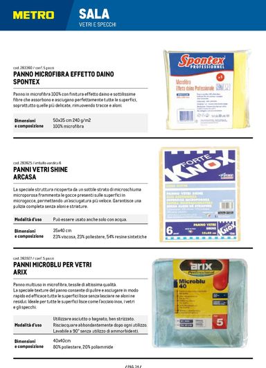 Volantino METRO - Metro - Catalogo detergenza 2026 valido dal 07/01 al 31/12 - pagina 34