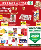 INTERSPAR, érvényes csütörtöktől 2026.10.08.